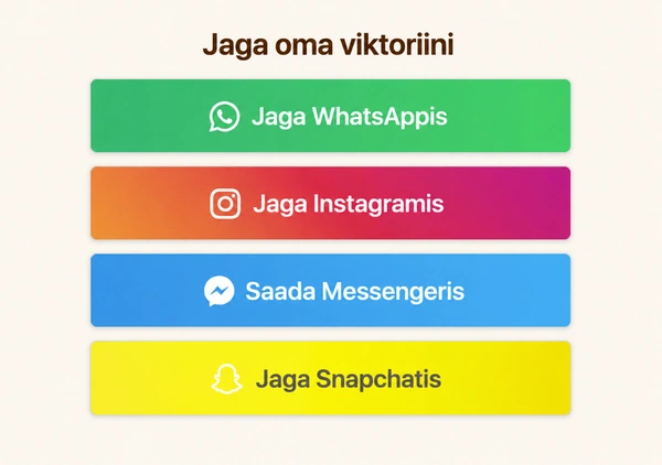 Kuidas jagada oma DudeQuizi?